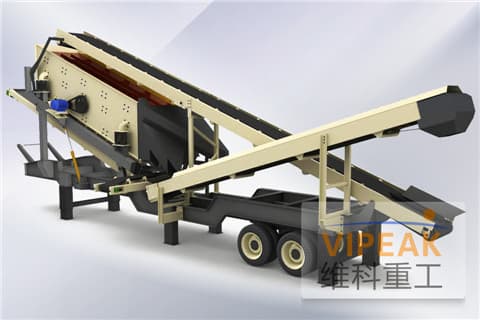 Mobile Construction Waste Crushing Plant